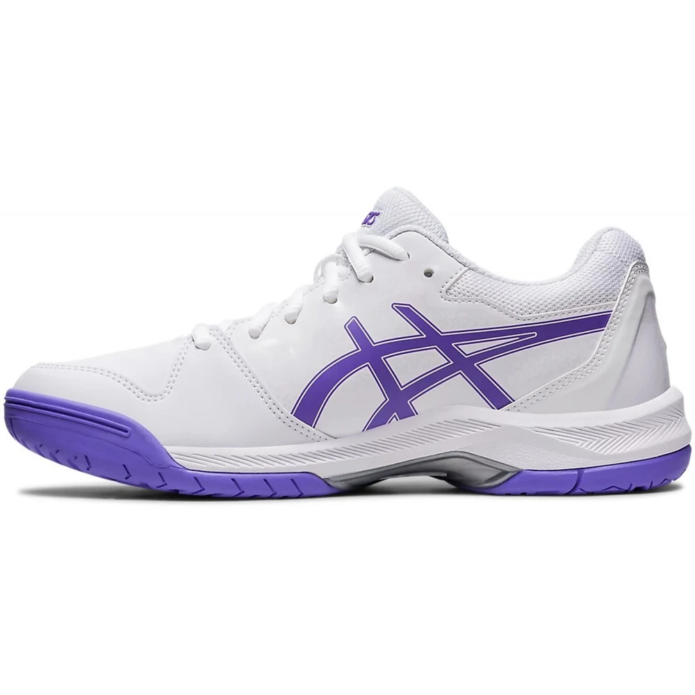 Asics Women’s Gel Dedicate 7 Tennis Shoes (White/Amethyst) - Image 2