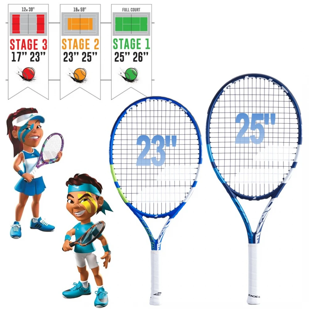 Babolat Drive Junior + Yellow Club Tennis Starter Kit - Best For Ages 7 To 10 - Image 2