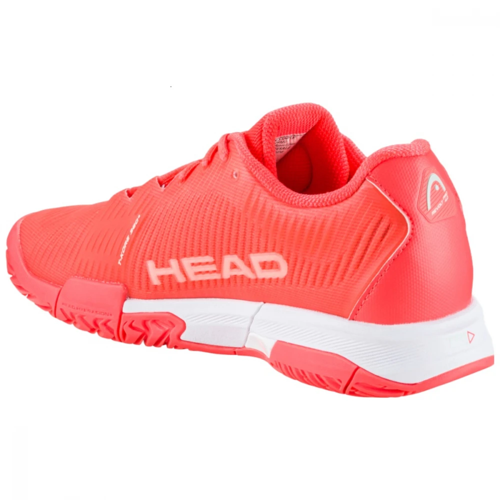 Head Women’s Revolt Pro 4.0 Tennis Shoes (Coral/White) 2 Head Women’s Revolt Pro 4.0 Tennis Shoes (Coral/White) - Image 2