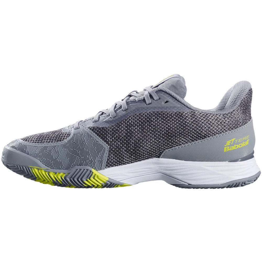 Babolat Men’s Jet Tere Clay Court Tennis Shoes (Grey/Aero) - Image 2