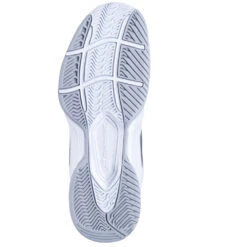 Babolat Women’s SFX3 All Court Tennis Shoes (White/Silver) 5 Babolat Women’s SFX3 All Court Tennis Shoes (White/Silver) -Tennis Equip Store 31S22530 1019 babolat SFX3 womens all court shoes clear white silver sole 1000 1000