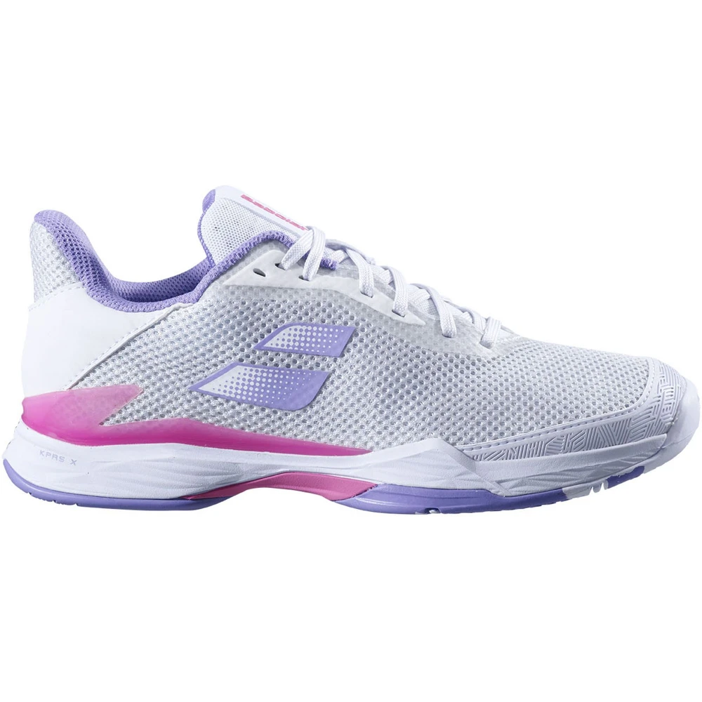Babolat Women’s Jet Tere All Court Tennis Shoes (White/Lavender)