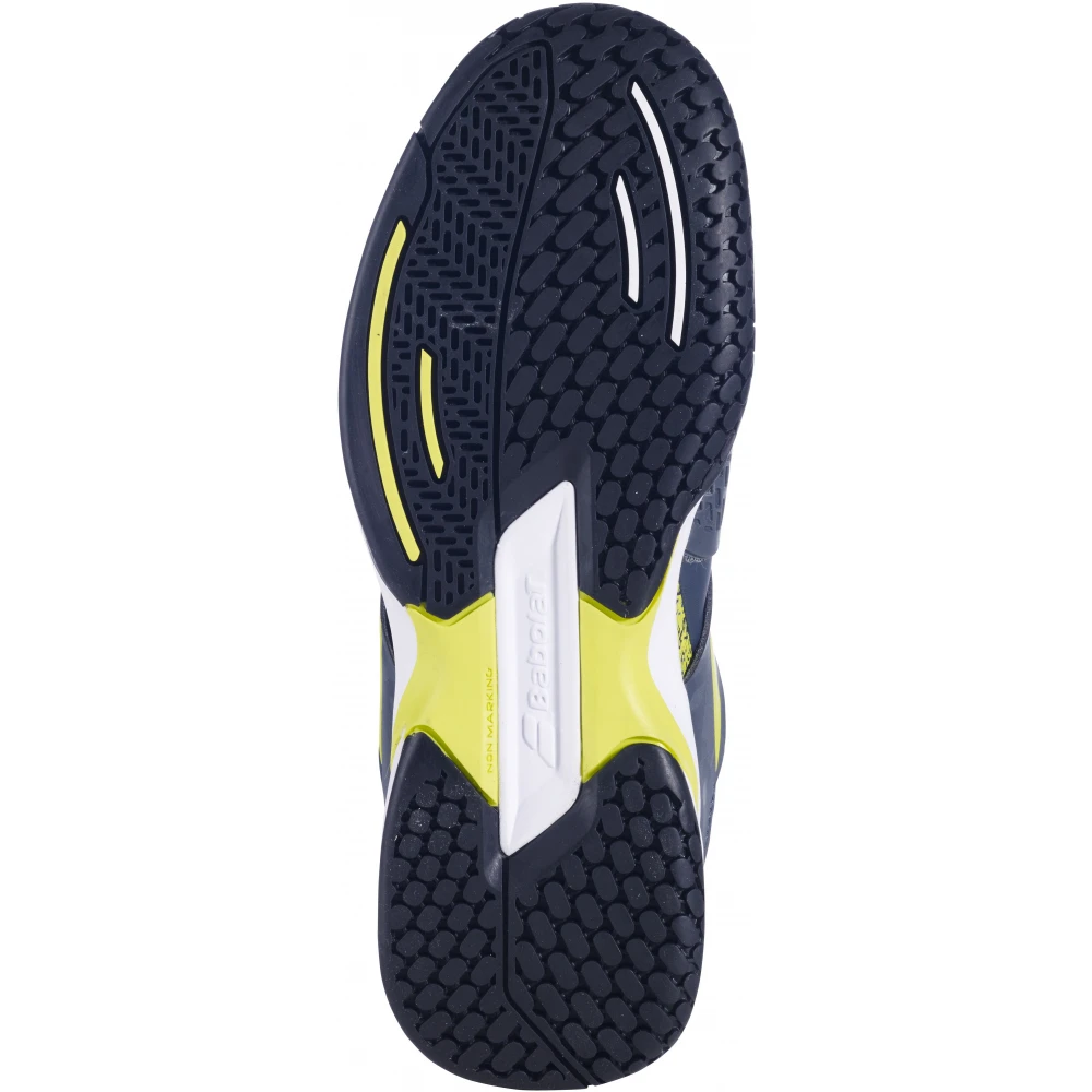 Babolat Junior Boys Propulse All Court Tennis Shoe (Grey/Aero) 3 Babolat Junior Boys Propulse All Court Tennis Shoe (Grey/Aero) - Image 3