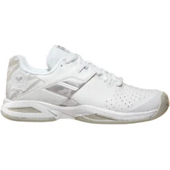 Babolat Junior Propulse Wimbledon All Court Tennis Shoes (White/Silver)