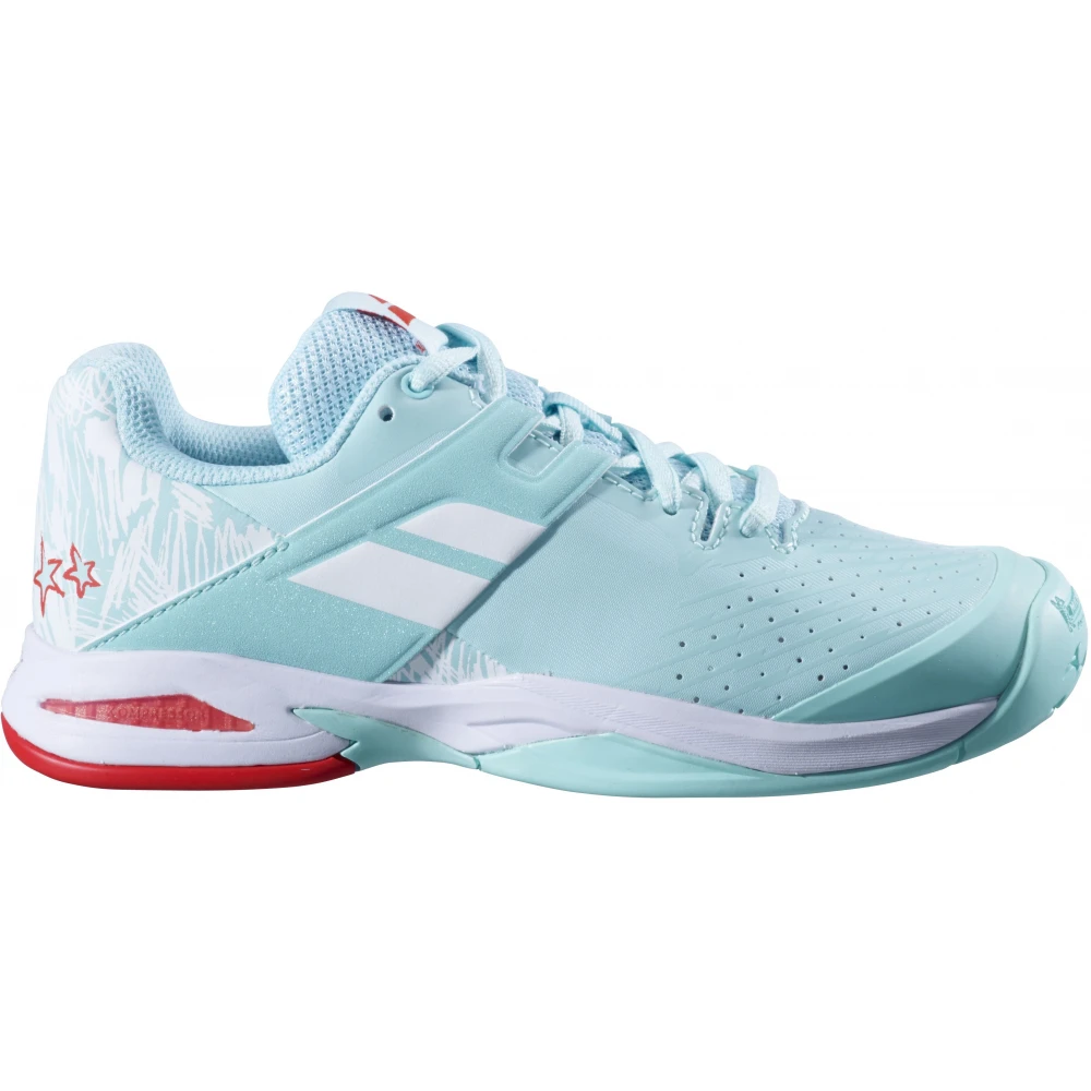 Babolat Junior Girls Propulse All Court Tennis Shoe (Yucca/White) 1 Babolat Junior Girls Propulse All Court Tennis Shoe (Yucca/White)