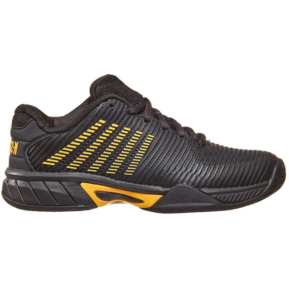 K-Swiss Junior Hypercourt Express 2 Tennis Shoes (Moonless Night/Amber Yellow) 1 K-Swiss Junior Hypercourt Express 2 Tennis Shoes (Moonless Night/Amber Yellow)