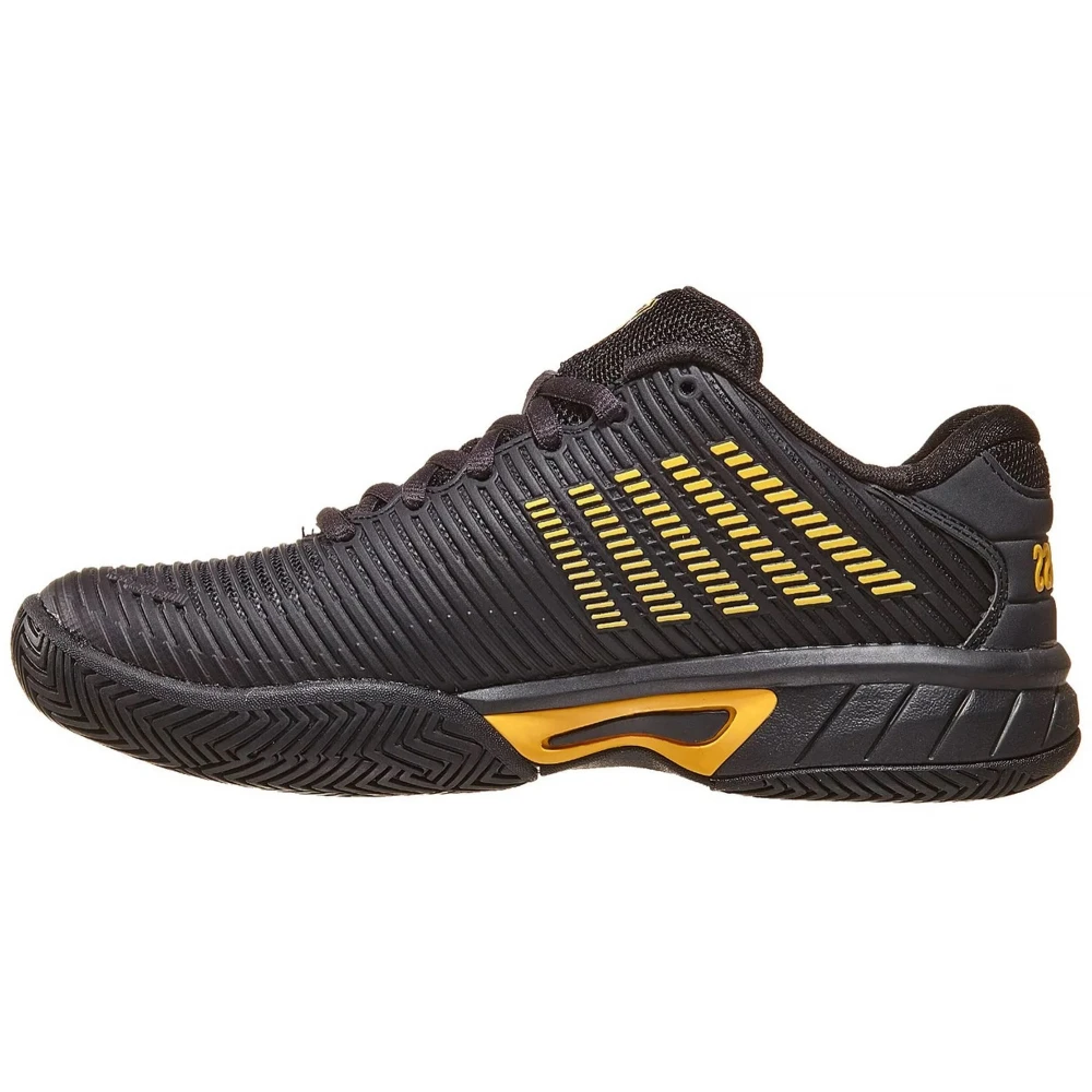 K-Swiss Junior Hypercourt Express 2 Tennis Shoes (Moonless Night/Amber Yellow) 2 K-Swiss Junior Hypercourt Express 2 Tennis Shoes (Moonless Night/Amber Yellow) - Image 2