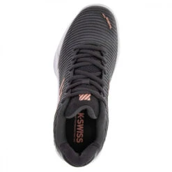 K-Swiss Women’s Hypercourt Express 2 Tennis Shoes (Asphalt/White/Peach Amber) -Tennis Equip Store 96613 009 K Swiss Womens Hypercourt Express 2 Tennis Shoes Asphalt White Peach Amber c 1000 1000