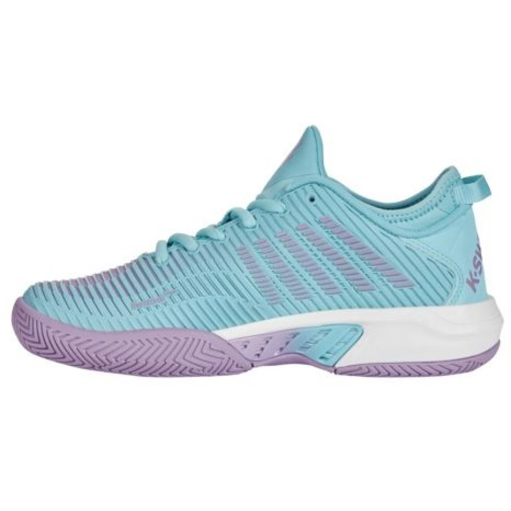 K-Swiss Women’s Hypercourt Supreme Tennis Shoes (Angel Blue/Sheer Lilac/Brilliant White) - Image 2