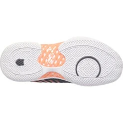 K-Swiss Women’s Hypercourt Express 2 2E Tennis Shoes (Asphalt/White/Peach Amber) -Tennis Equip Store 96807 009 K Swiss Womens Hypercourt Express 2 2E Tennis Shoes Asphalt White Peach Amber 3 1000 1000