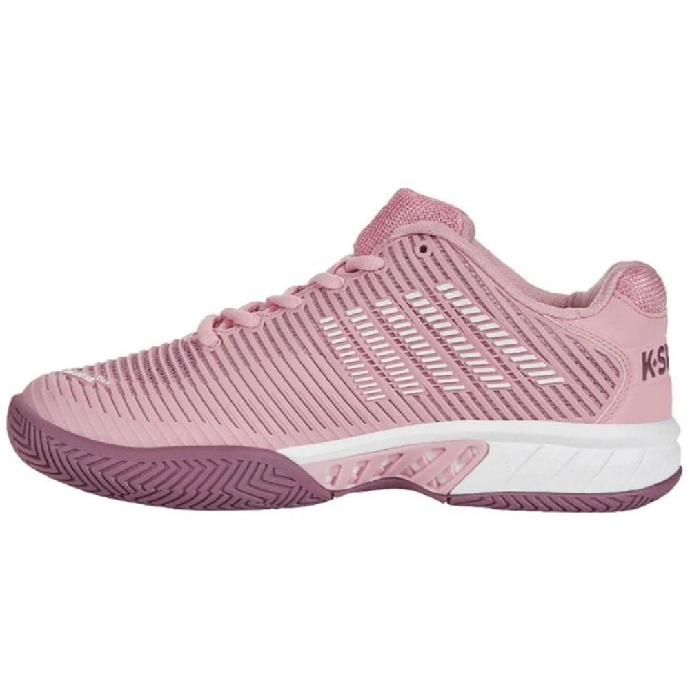 K-Swiss Women’s Hypercourt Express 2 Wide Tennis Shoes (Pink/Grape Nectar/Orchid Haze) 2 K-Swiss Women’s Hypercourt Express 2 Wide Tennis Shoes (Pink/Grape Nectar/Orchid Haze) - Image 2