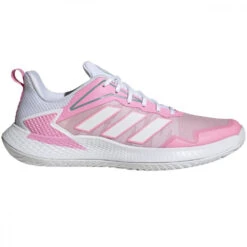Adidas Women’s Defiant Speed Tennis Shoes (Clear Pink/White/Beam Pink)