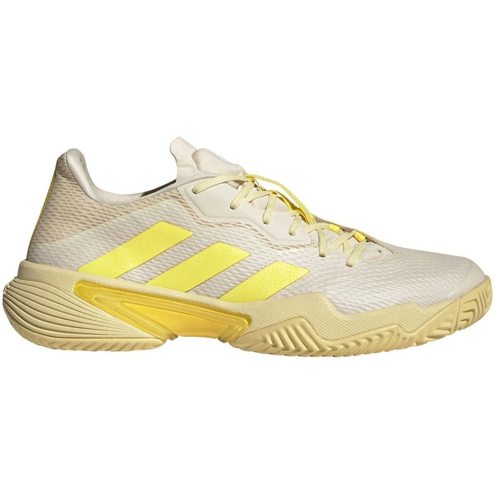 Adidas Men’s Barricade Tennis Shoes (Ecru Tint/Beam Yellow/Almost Yellow)