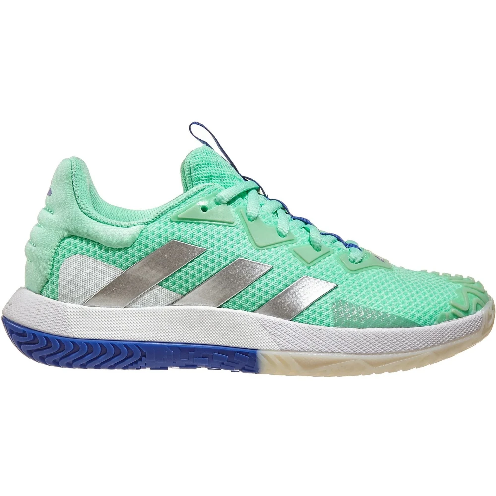 Adidas Women’s SoleMatch Control Tennis Shoes (Pulse Mint/Silver Metallic/Lucid Blue)