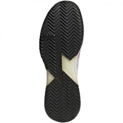 Adidas Men’s Adizero Ubersonic 4 Tennis Shoes (Crystal White/Silver Metal/Pulse Lilac) -Tennis Equip Store HR1915 adidas mens adizero ubersonic 4 tennis shoes crystal white silver metal pulse lilac sole 1000 1000