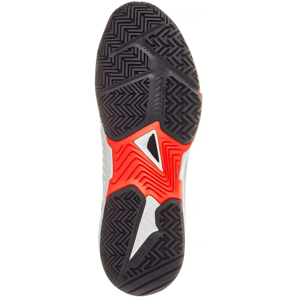 Yonex Men’s Power Cushion Sonicage 3 Tennis Shoes (White/Red) 3 Yonex Men’s Power Cushion Sonicage 3 Tennis Shoes (White/Red) - Image 3