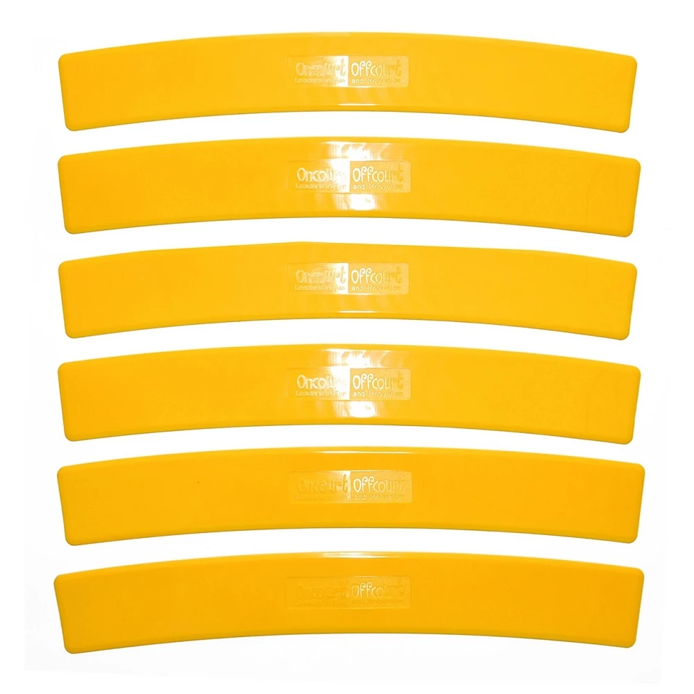 Big Curves Court Shapes For Tennis Court Drill Practice (Set Of 6) 1 Big Curves Court Shapes For Tennis Court Drill Practice (Set Of 6)