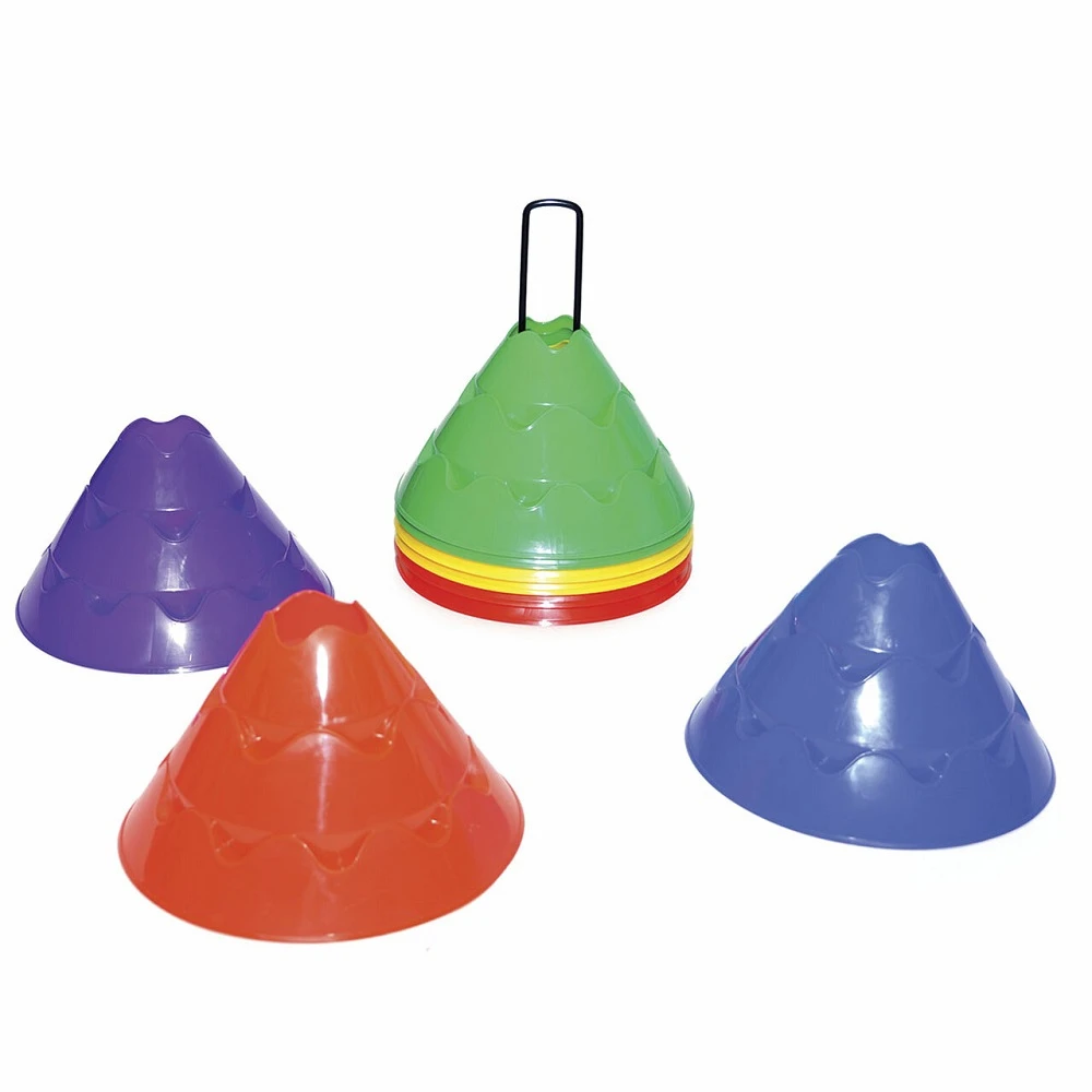 Wave Cones For Tennis Court Drill Practice (Set Of 12) 2 Wave Cones For Tennis Court Drill Practice (Set Of 12) - Image 2