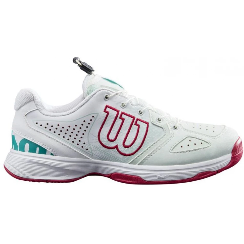 Wilson Junior Kaos QL Tennis Shoes (Soothing Sea/White/Sangria) 1 Wilson Junior Kaos QL Tennis Shoes (Soothing Sea/White/Sangria)