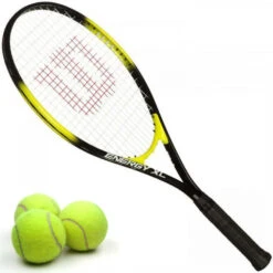 Wilson Energy XL Tennis Racquet Bundled With 3 Tennis Balls
