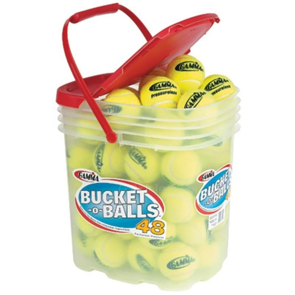 Gamma Bucket-O-Balls Pressureless Tennis Balls 1 Gamma Bucket-O-Balls Pressureless Tennis Balls