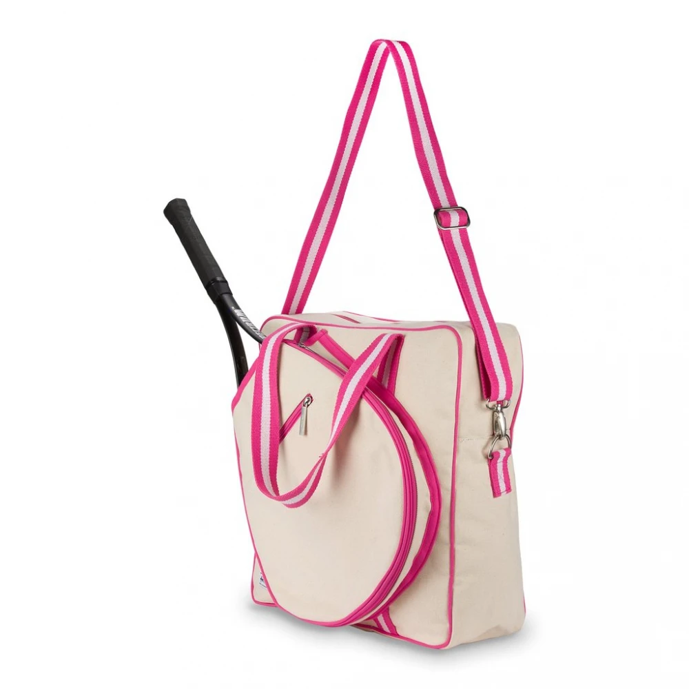 Ame & Lulu Hamptons Tennis Tour Bag (Pomegranate) - Image 2
