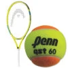 HEAD Speed Junior Tennis Racquet, Penn QST 60 Orange Tennis Balls